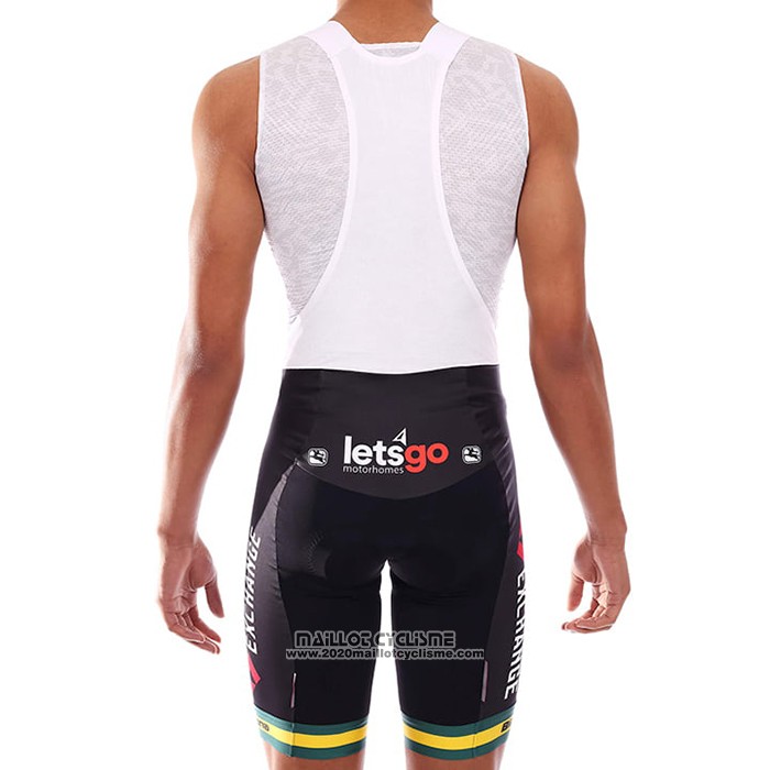 2021 Maillot Cyclisme Bike Exchange Champion Australie Manches Courtes et Cuissard